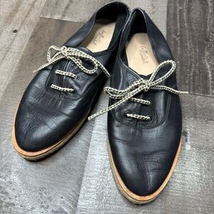 Loeffler Randall Black Oxford Shoes with Classic Design size 7.5